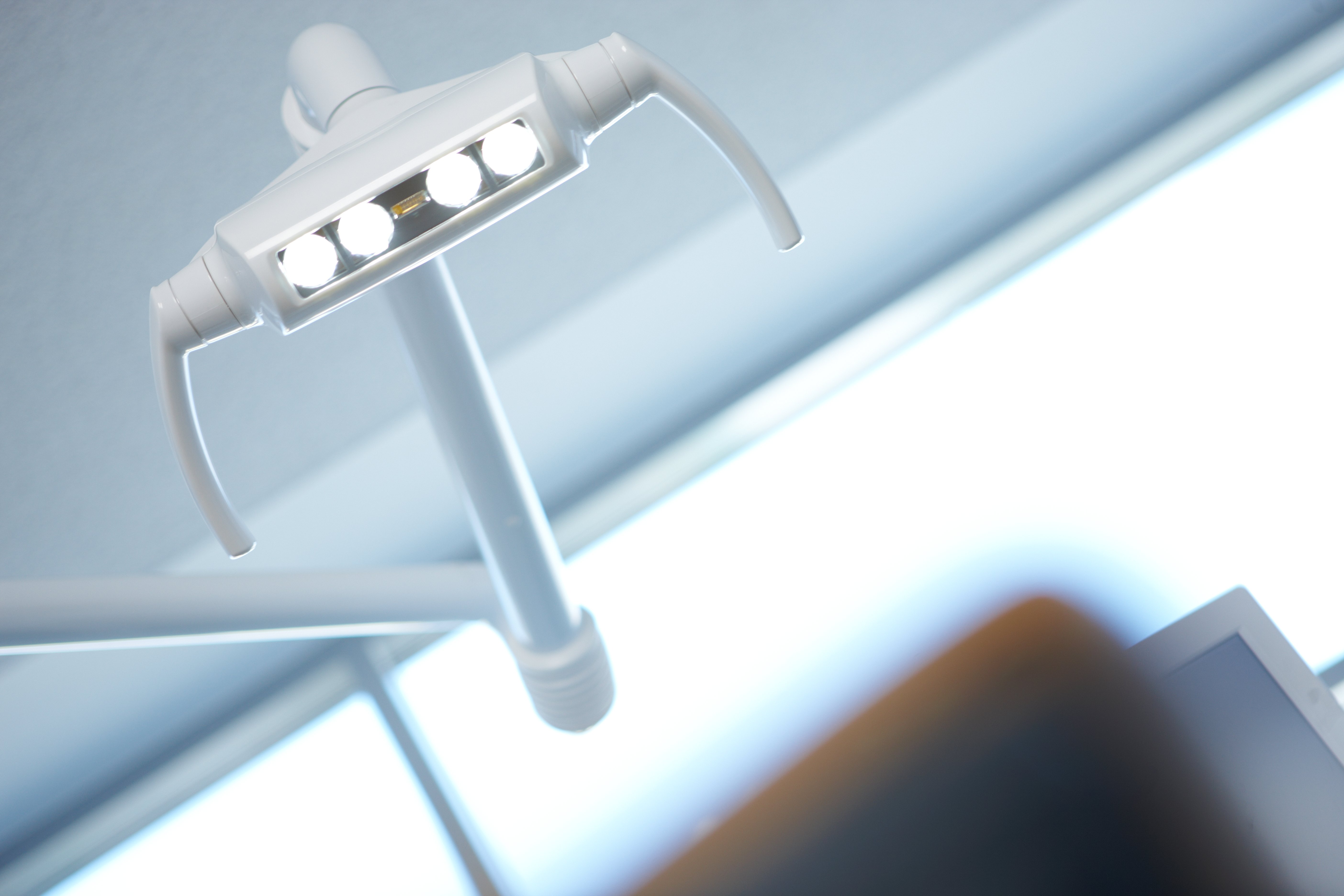 LED-OP-Lampe in der Ausstellung